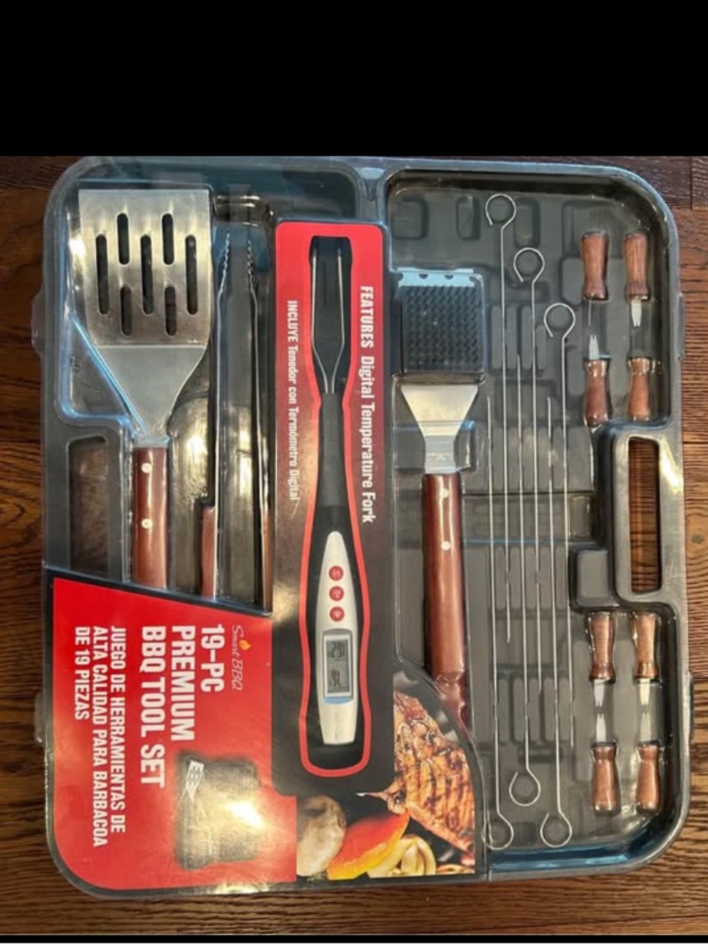 NEW 19-Piece Premium BBQ Tool Set 
GRILL TONIGHT!!!